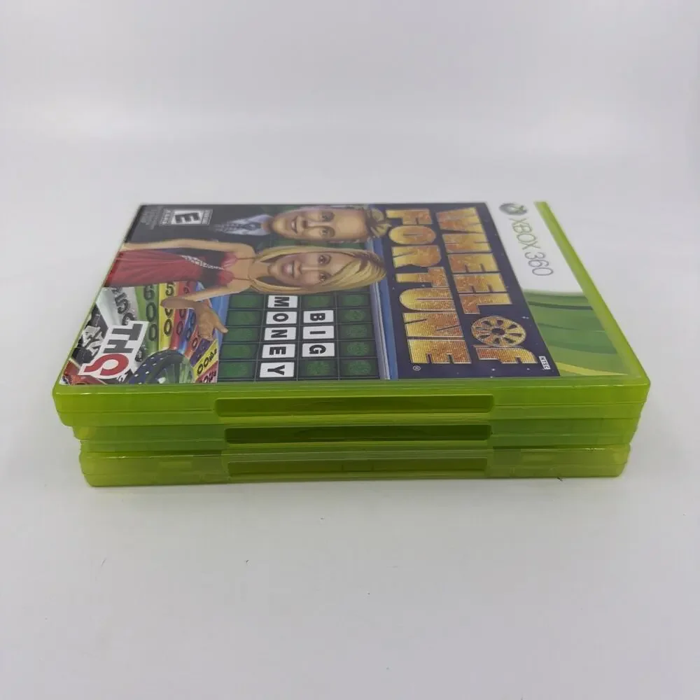 Xbox 360 Trivia Game Show Lot You Don't Know Jack 5th Grader Wheel of Fortune